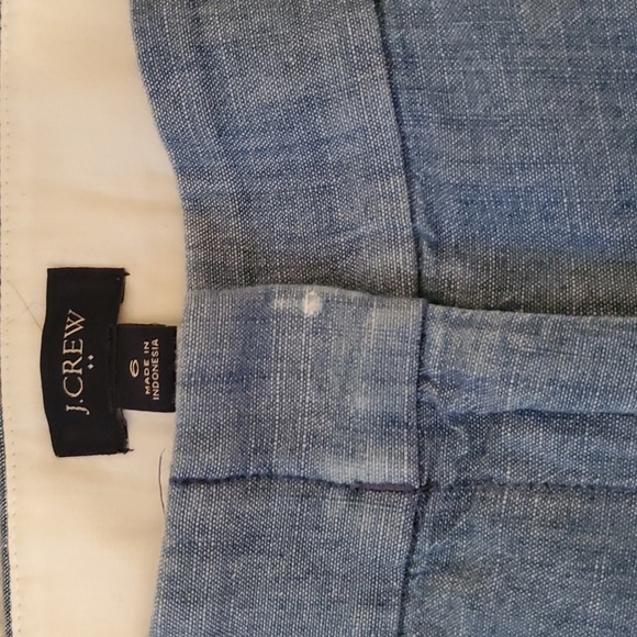J Crew Factory 5" Classic Chambray Shorts - Picture 3 of 3